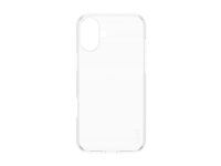 Zadní kryt pro mobilní telefon - termoplastický polyuretan (TPU), polykarbonát (PC), oleofóbní povrch - průhledná - pro Apple iPhone 16 Plus