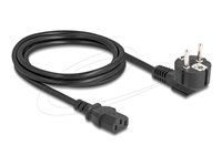 PC power cord earthed plug CEE 7/7 90° a