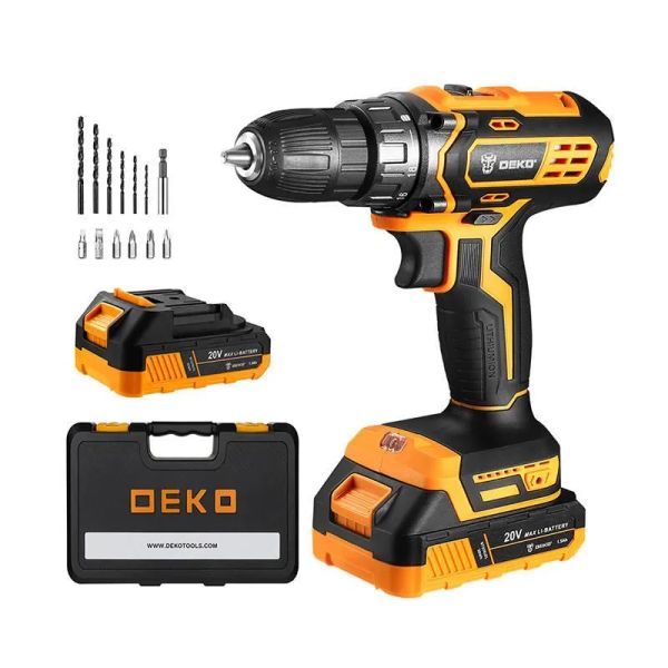 Akumulátorový vrtací šroubovák Deko Tools DKCD20XL01-10S3 20V