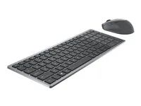 KM7120W - Sada klávesnice a myši - bezdrátový - 2.4 GHz, Bluetooth 5.0 - QWERTZ - česká - titanová šedá