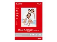 Lesklý - bílá - A4 (210 x 297 mm) 20 listy fotografický papír - pro PIXMA TS7450i