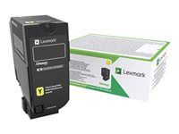 Vysoká výtěžnost - žlutá - originální - kazeta s barvivem LCCP, LRP, Lexmark Corporate - pro Lexmark CX725de, CX725dhe, CX725dthe