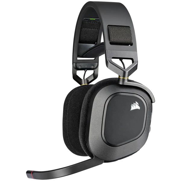 Corsair HS80 RGB Wireless/USB/USB/Bezdrôt/Čierna