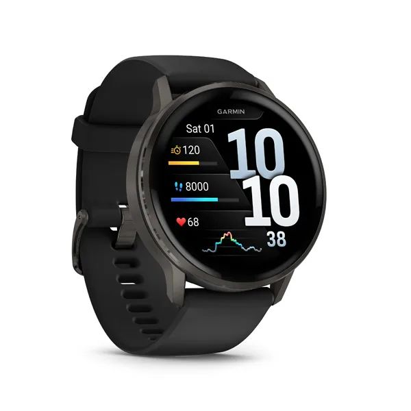 GARMIN VENU 4 - 45mm, Black/ Slate + Black