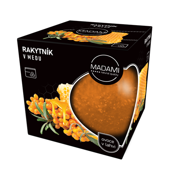 Rakytník v medu  590 g: ovoce v medu