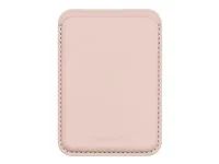 Brašna pro mobilní telefon / kreditní kartu - kompatibilita s MagSafe - ICON - růžová pink sand