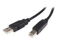 Kabel USB - USB (M) do USB typ B (M) - USB 2.0 - 3 m - černá