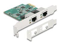 Delock - Sítový adaptér - PCIe 2.1 nízký profil - 10M/100M/1G/2.5 Gigabit Ethernet x 1