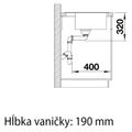 BLANCO DALAGO 5 bílý, Silgranitový dřez
