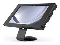 Montážní sada (stojan, kryt) - pro tablet - uzamykatelný - kovový rám - černá - čítač, montáž na stěnu - pro Samsung Galaxy Tab A9+