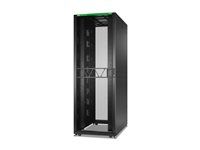 APC NetShelter SX Advanced - Rozvadec stojanový skrín - 800 x 1295 mm, without shock package - podlahové provedení - cerná - 48U - 19"