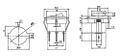 Přepínač kolébkový okrouhlý pros. 2pol./3pin ON-OFF 16A/12VDC červený