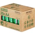 DELTACO ULTIMATE, Baterie alkalické AA, LR06 20ks