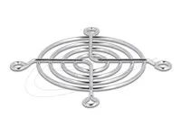 Fan Grill 60 x 60 mm silver