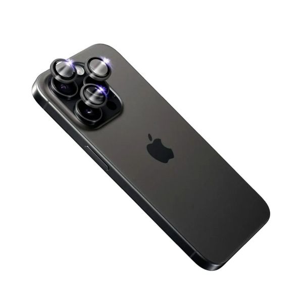 FIXED Sapphire Camera Glass iPhone 15Pro/15PM,bl.