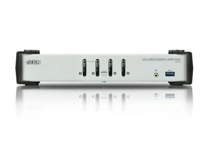 ATEN 4-port DisplayPort KVMP USB3.0, audio