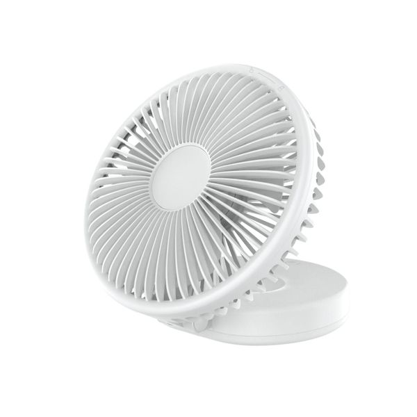 Platinet PRDF0396 skladací stolný ventilátor 19 cm, akumulátor 2400 mAh, biela