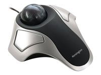 Kulový ovládač - pravák a levák - optický - 2 tlačítka - kabelové - USB - stříbrná