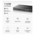 MERCUSYS MS112GMP, 12portový 100Mbps Desktop Switch PoE+