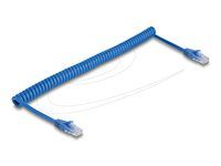 RJ45 Coiled Cable plug to plug Cat.6 UTP