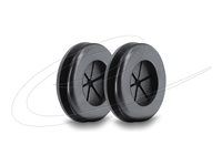 Rubber Cable Bushing round ? 20 mm black
