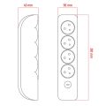 Prodloužovací kabel 4 zásuvky 1,4 m DPM GW-0185