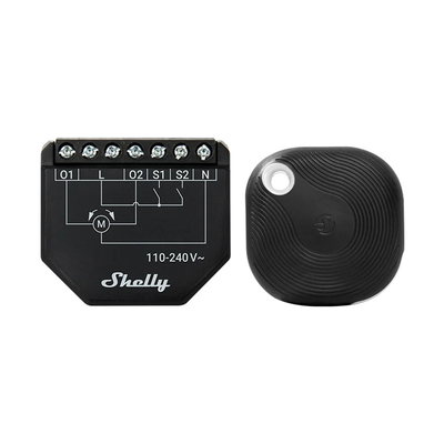 Chytrý ovladač žaluzií a rolet SHELLY Shutter + BLU Button Tough 1 WiFi
