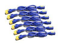 Elektrický kabel - power IEC 60320 C13 do IEC 60320 C14 - 10 A - 1.83 m - modrá - celý svět - pro P/N: SCL500RMI1U, SCL500RMI1UC, SCL500RMI1UNC, SMTL1500RMI3UC, SMTL750RMI2UC, SRT1500RMXLI