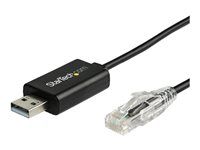 USB to RJ45 Rollover Cable - 460Kbps - Windows, Mac and Linux Compatible - M/M (ICUSBROLLOVR) - Sériový kabel - USB (M) do RJ-45 (M) - 1.8 m - USB 2.0 - černá