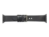 Řemínek k hodinkám pro chytré hodinky - vesmírná šedá/černá - pro Apple Watch Hermès Series 12, SE 3, Series 10, Series 11, Series 12, Ultra 3, Ultra 4