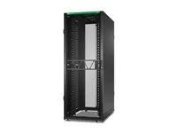 APC NetShelter SX Gen 2 - Rozvadec stojanový skrín - 1991H x 750W x 1200D mm, s bocnicemi - podlahové provedení - cerná - 42U - 19" - kompatibilní s TAA - pro P/N: SMT3000RMI2UC, SMX2KR2UNCX145, SRT3000RMXLA-NC, SRT3000RMXLT-NC, SRT5KRMXLTUS