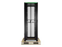 APC NetShelter SX Gen 2 - Rozvadec stojanový skrín - 600 W x 1070 D mm, 1134 kg, ochranné balení - podlahové provedení - cerná - 42U - 19" - kompatibilní s TAA