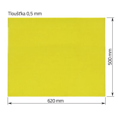 Epoxidová izolační deska 0,5 × 500 × 620 mm pro bateriové sady