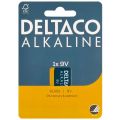 DELTACO ALKALINE, Batéria alkalická 9V 6LR61, 1ks