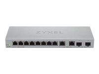 V2 - přepínač - řízený - 8 x 10/100/1000 + 2 x 100/1000/2.5G + 2 x 1 Gigabit / 10 Gigabit SFP+ (uplink) - desktop, pro připevnění na zeď