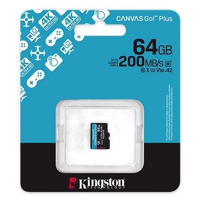 KINGSTON Micro SDXC CANVAS GO! Plus Gen4 64GB