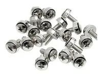 Screws - 100 Pack - M6 Mounting Screws for Server Rack & Cabinet (CABSCREWSM62) - Sada šroubů (balení 100)