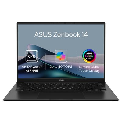 ASUS Zenbook 14/UM3406GA-OLED231X/AI7-445/14"/WUXGA/T/32GB/1TB/AMD int/W11P/Black/2R