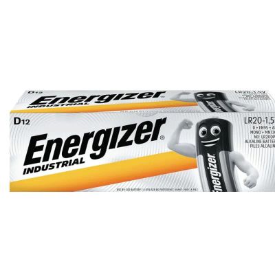 ENERGIZER Alkalické baterie, INDUSTRIAL LR20 12ks