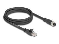 M12 Cable X-coded 8 pin female to RJ45 p
