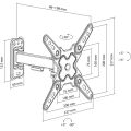 SBOX Revolving wall mount LCD-221-2