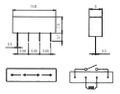 Relé 5V 0,5A/100VDC 1x spínací. S1A05