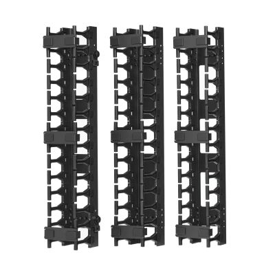 Kabelový manažer vertikální SmartRack 3 (7.62cm), kabelový kanál s výřezy pro kabely