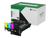 Barva (azurová, purpurová, žlutá) - originální - zobrazovací jednotka tiskárny LCCP - pro Lexmark C4342, CS730de, CX730de, CX735adse