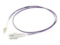Purple - Patch kabel - multirežim LC (M) do SC několik režimů (M) - 7 m - 7 m - optické vlákno - duplex - 50 / 125 mikron - OM4 - purpurová