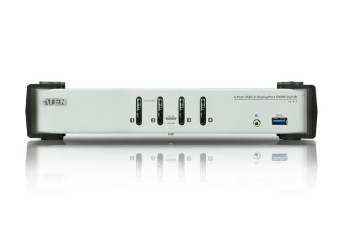 ATEN 4-port DisplayPort KVMP USB3.0, audio
