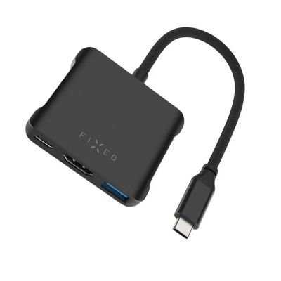 5-port hliníkový USB-C FIXED HUB,140W, PD3.1