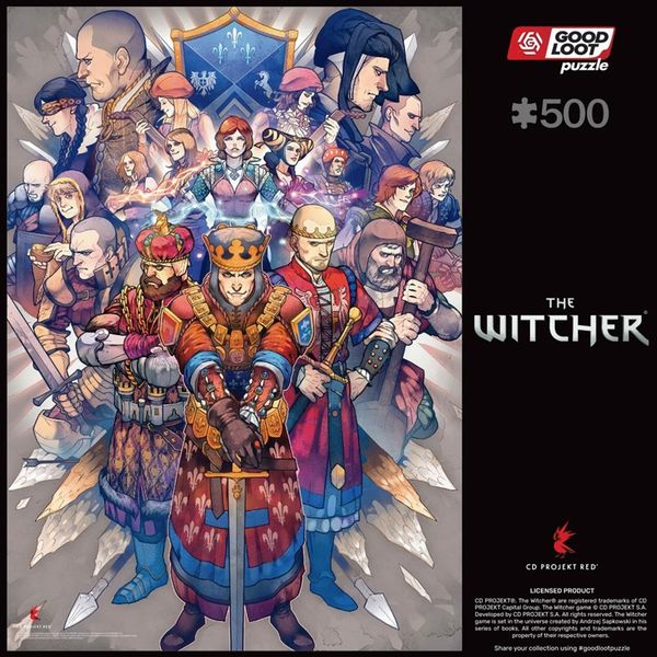 Glo gaming puzzle: the witcher northern realms
