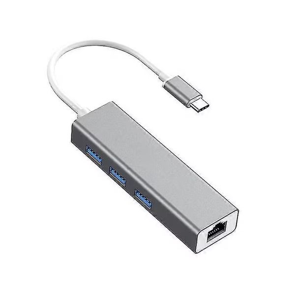 MEGATECH, 3x USB Hub, LAN Adaptér, USB-C