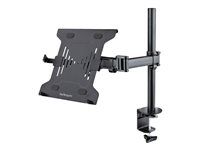 Desk Monitor Mount - Clamp / Grommet Mount (A-LAPTOP-DESK-MOUNT) - Montážní sada (zásobník, kloubové rameno, svorka k montáži na stůl, žerď) - pro monitor / notebook - plast, ocel - černá - velikost obrazovky: 13"-34" - držák na notebook